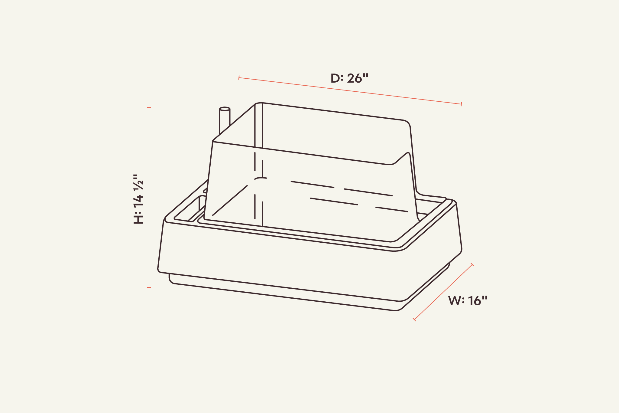 tuft + paw Cove Litter Box - Image 8