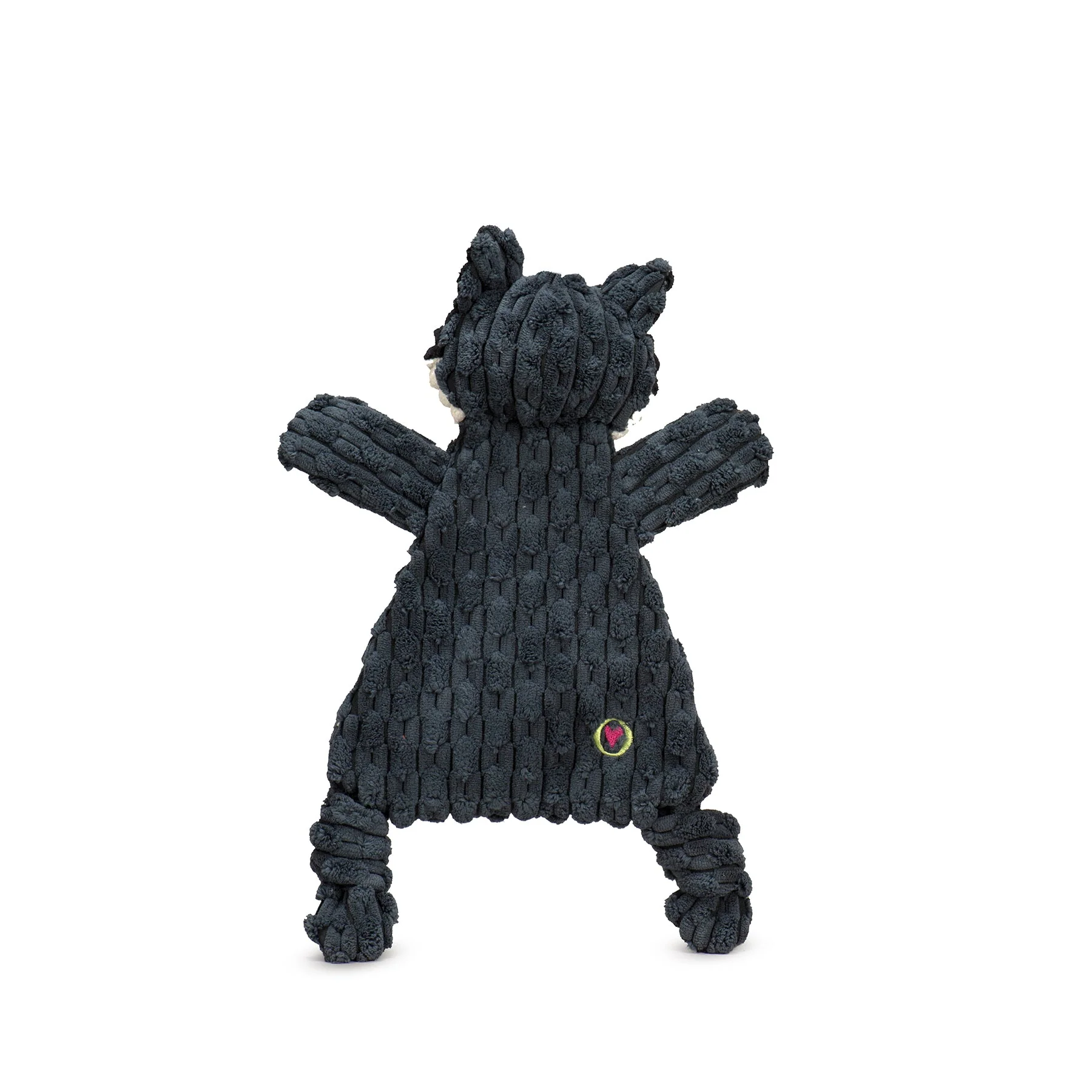 Reggie Raccoon HuggleFlatties⢠Durable Plush Dog Toy - Image 4
