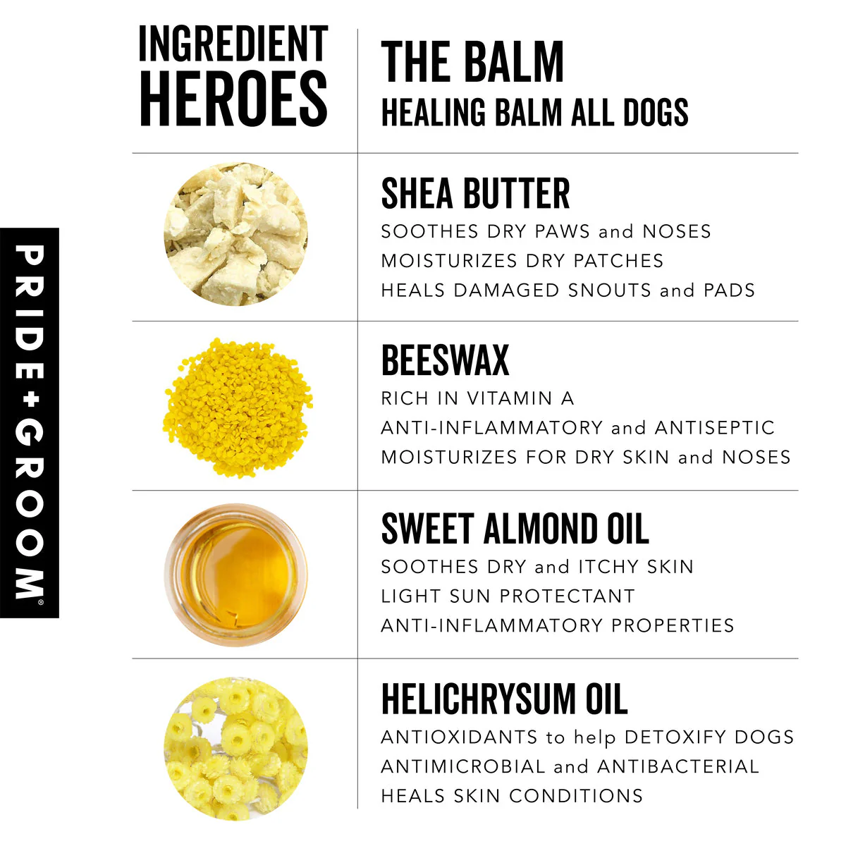 Pride + Groom THE BALM — Natural Paw & Nose Moisturizing Balm for Dogs & Cats - Image 3