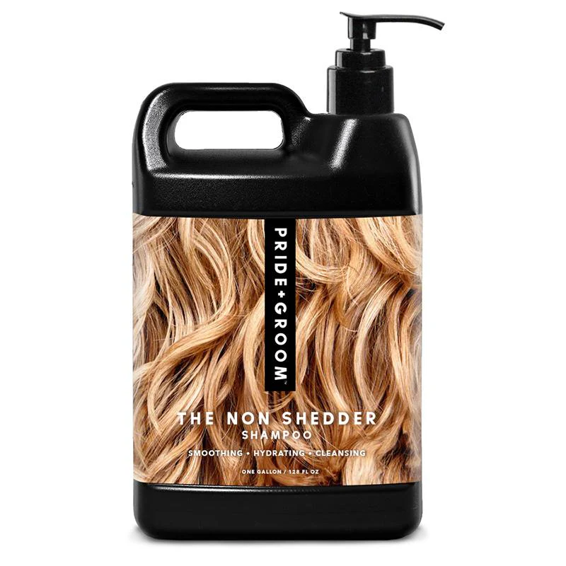 Pride + Groom THE NON SHEDDER Dog Shampoo — Hydrating, Detangling, Hypoallergenic Formula - Image 3
